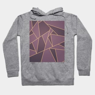 Purple Art Deco Pattern Hoodie